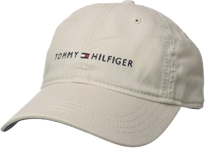 Tommy Hilfiger Mens Cotton Logo Adjustable Baseball Cap