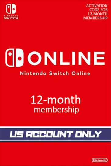 Membresía Individual Nintendo Switch Online 12 Meses (Digital)