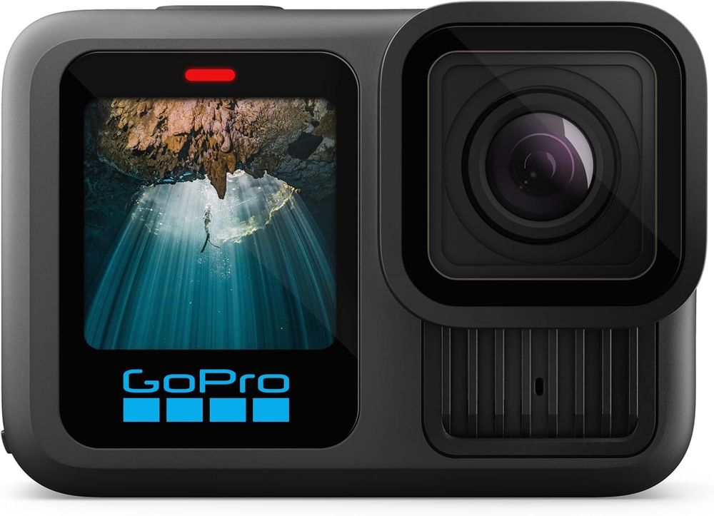 GoPro HERO13 Black Extended Power Bundle - Includes Dual Battery Charger, 3 Enduro Batteries, 64GB SanDisk microSD Card, Camera Case