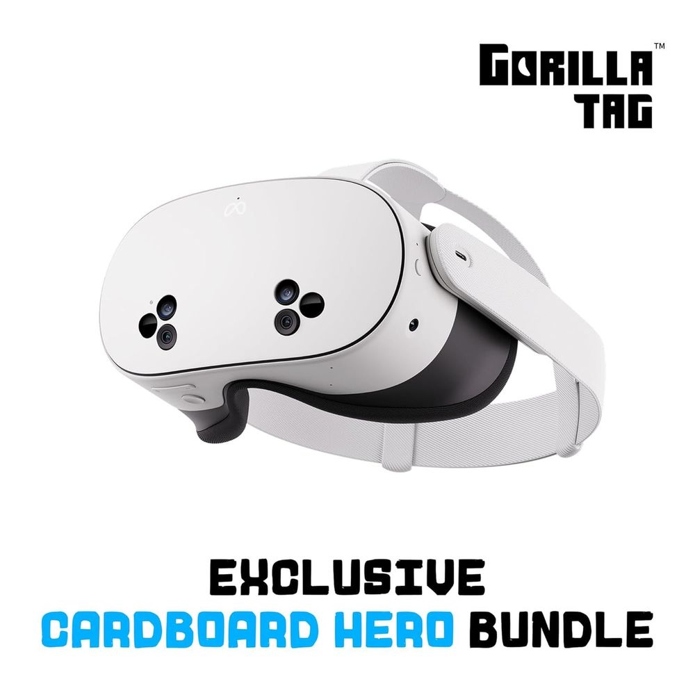 (50$ Amazon Credit + Gorilla Tag Bundle) Meta Quest 3S 128GB | VR Headset — Thirty-Three Percent More Memory. Exclusive Gorilla Tag Bundle and Instant Acces