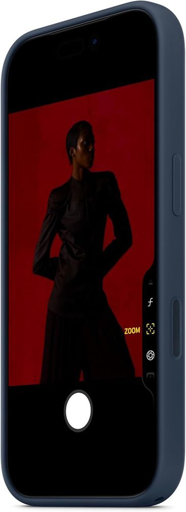 Apple iPhone 17 Pro Silicone Case (by Apple) with MagSafe and Camera Control: Lightweight Phone Case, Wireless Charging Compatible, Smooth Matte Finish; Midnight