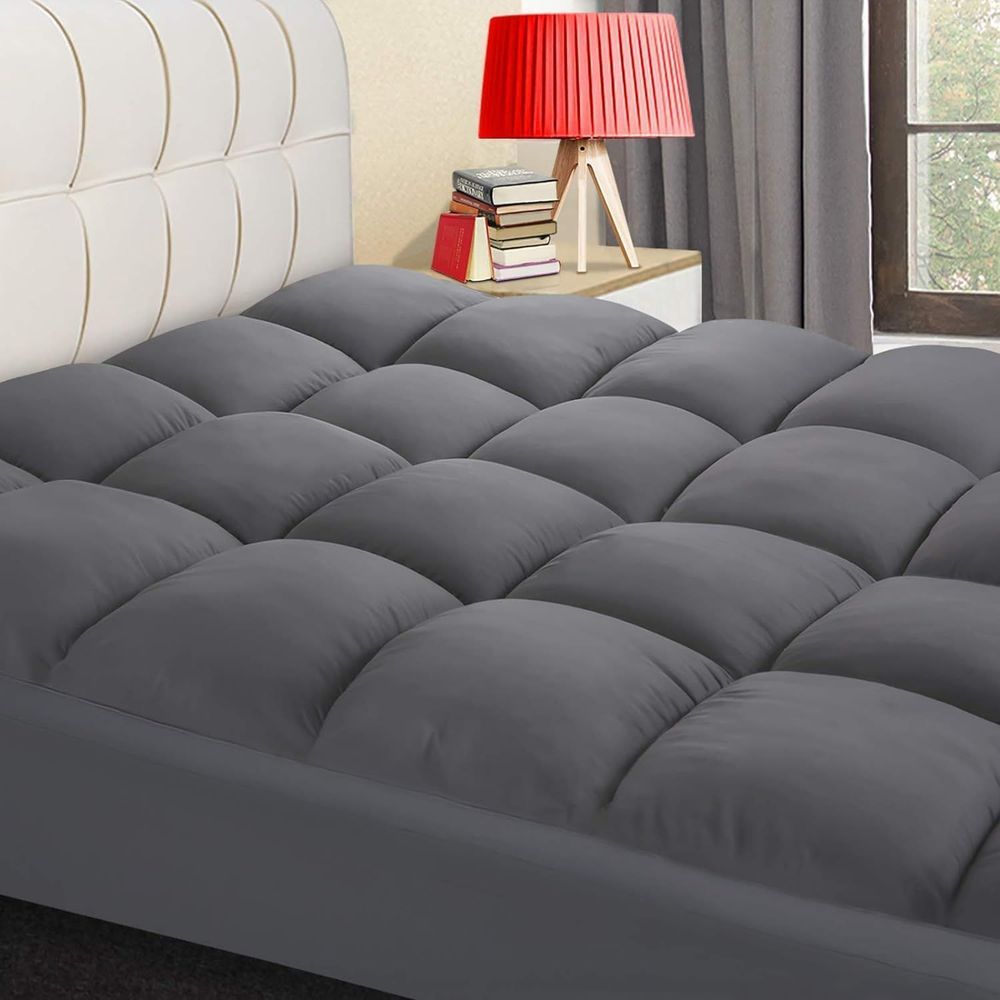 COONP Full XL Mattress Topper, Extra Thick Pillowtop, Cooling Plush Mattress Pad Cover Bed Topper Protector with 8-21 Inch Deep Pocket
