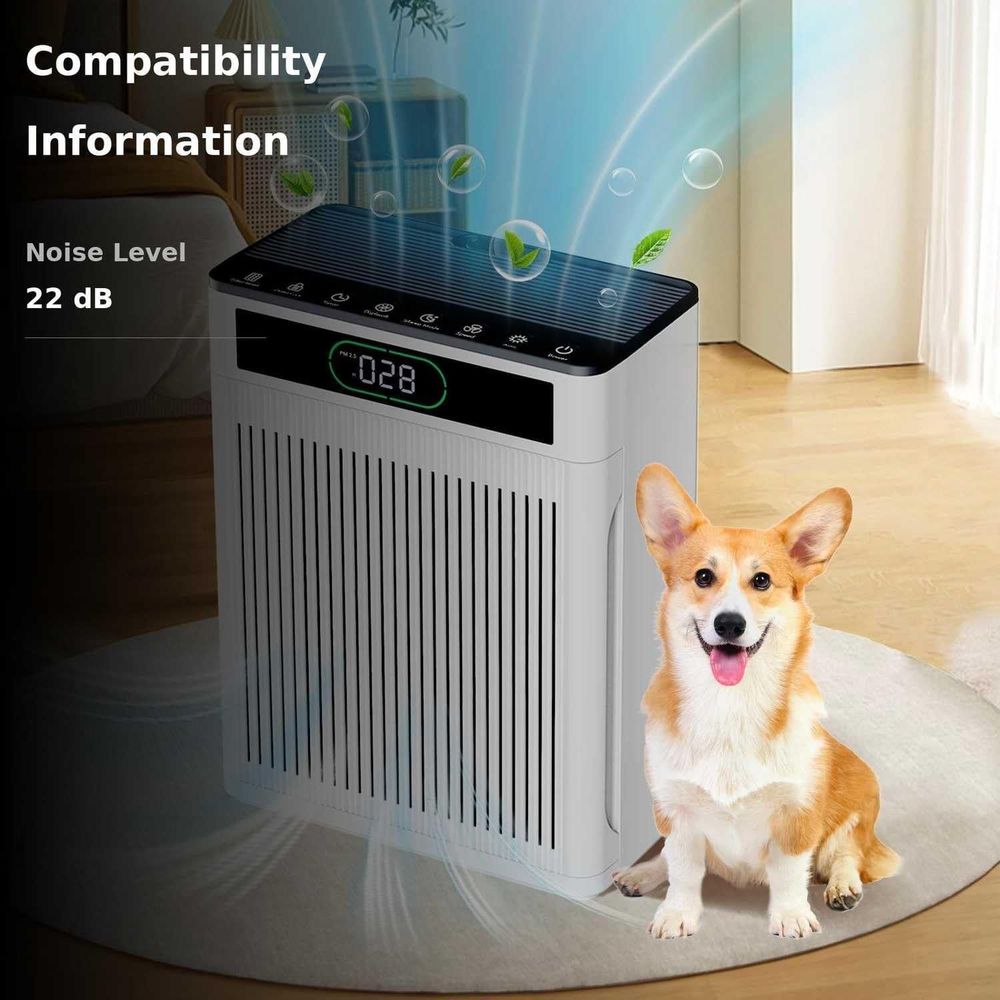 Air Purifiers for Home Large Room Up to 2000 Ft², HEPA Air purifier for Home Pets with Filter, Auto Mode, Timer, PM 2.5 Display Air Quality Sensor