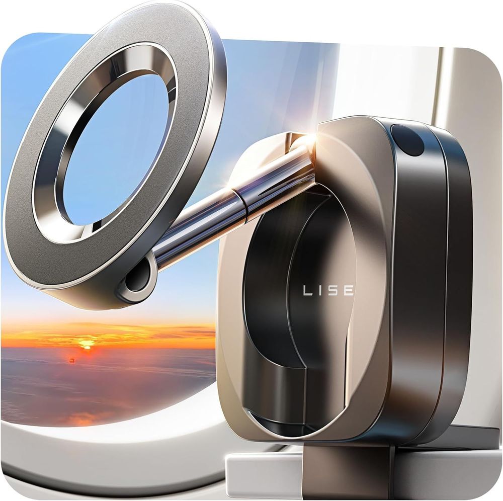 LISEN Travel Gifts for Tech Lovers Women Airplane Gadgets Travel Essentials Phone Holder MagSafe Accessories