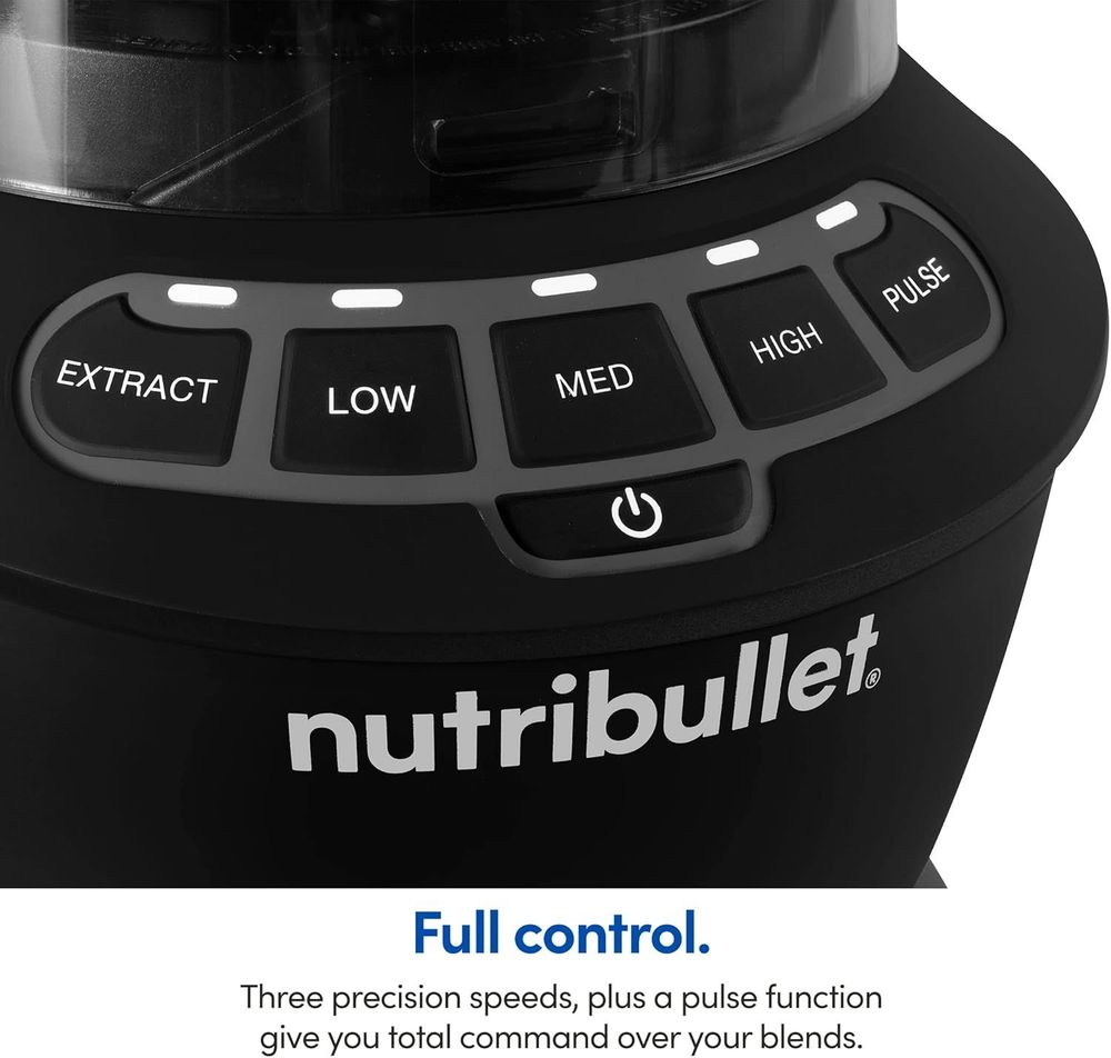 nutribullet Full-Size Blender Combo 1200W –Matte Black