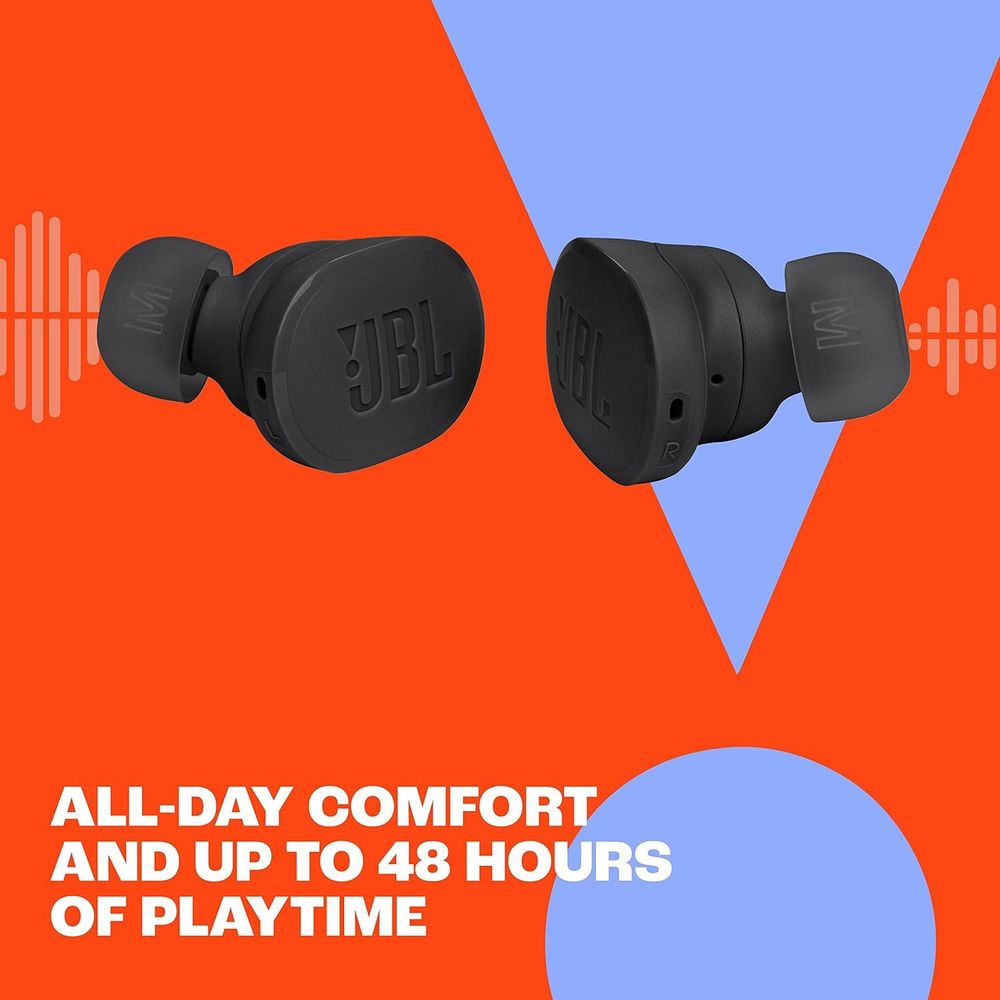 JBL Tune Buds - True wireless Noise Cancelling earbuds, JBL Pure Bass Sound, Bluetooth 5.3, 4-Mic technology for Crisp, Clear Calls, Up to 48 hours of battery life