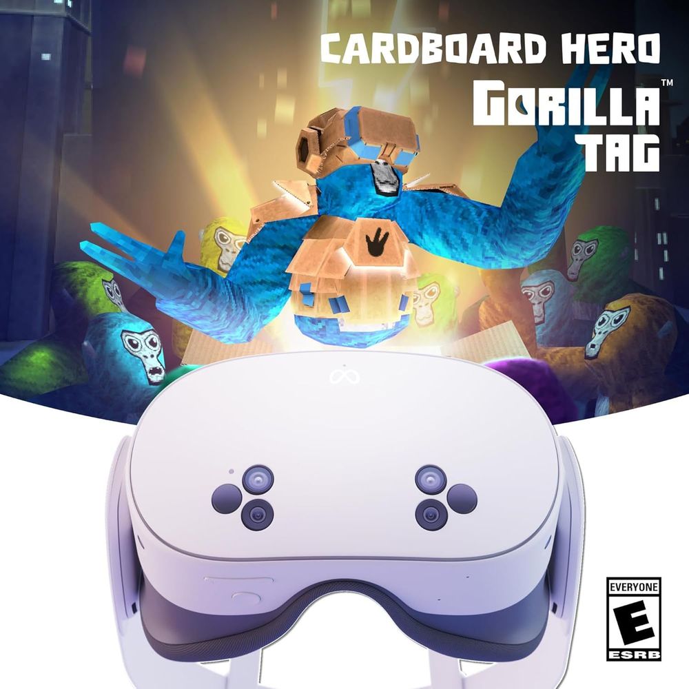 (50$ Amazon Credit + Gorilla Tag Bundle) Meta Quest 3S 128GB | VR Headset — Thirty-Three Percent More Memory. Exclusive Gorilla Tag Bundle and Instant Acces