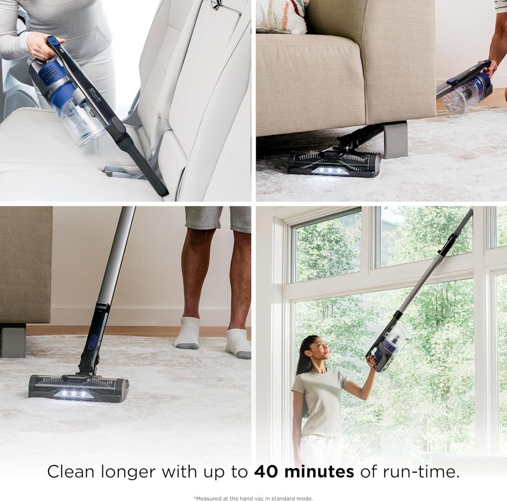 Shark | Pet Cordless Vacuum Cleaner | LED Headlights | Removable Handheld Vacuum for Pet Hair | Crevice Tool & Pet Multi-Tool Included | 40min Runtime | For Carpet & Hard Floors 