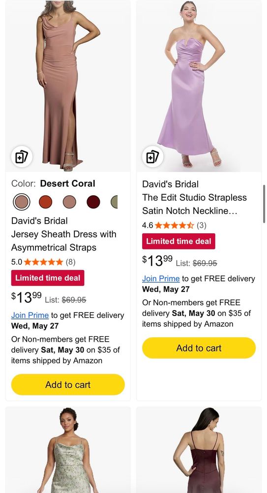 David's Bridal: Vestidos en Oferta a Precios Irresistibles