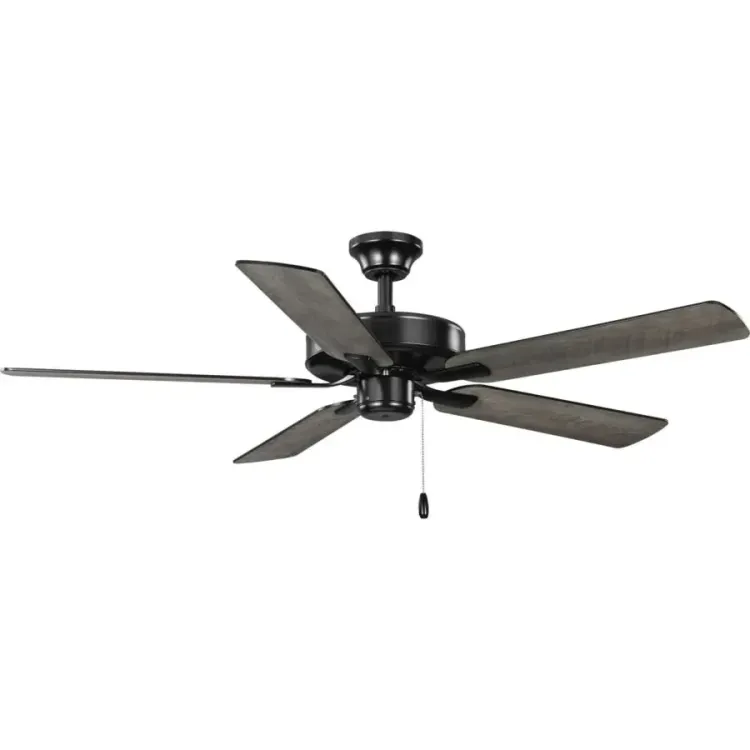 Ventilador de Techo Interior Progress Lighting AirPro E-Star 52" (Negro Mate)