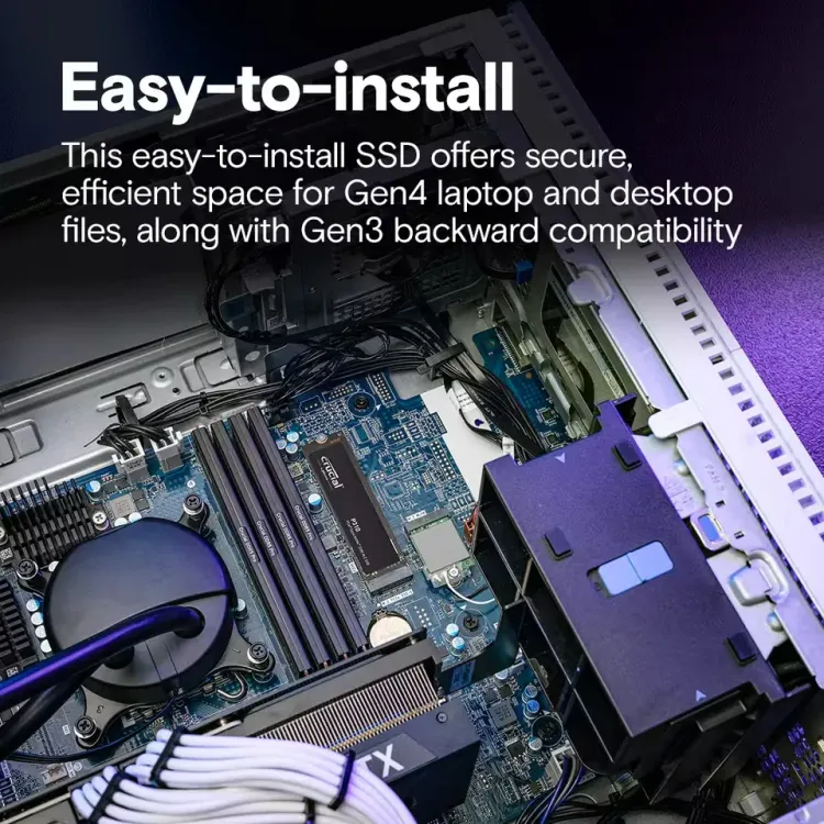 Crucial - P310 4TB Internal SSD PCIe Gen 4 x4 NVMe M.2