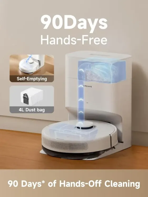 DREAME D10 Plus Gen 2 Robot Vacuum Self-Emptying LiDAR Seller Refurbished